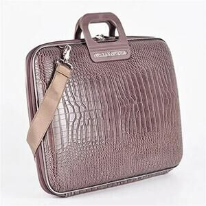 BOMBATA FIRENZE FABIO GUIDONI TAUPE 13" LAPTOP CASE BAG PURSE